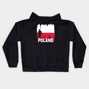 Poland Flag Soccer Football Team 2022 Kids Hoodie